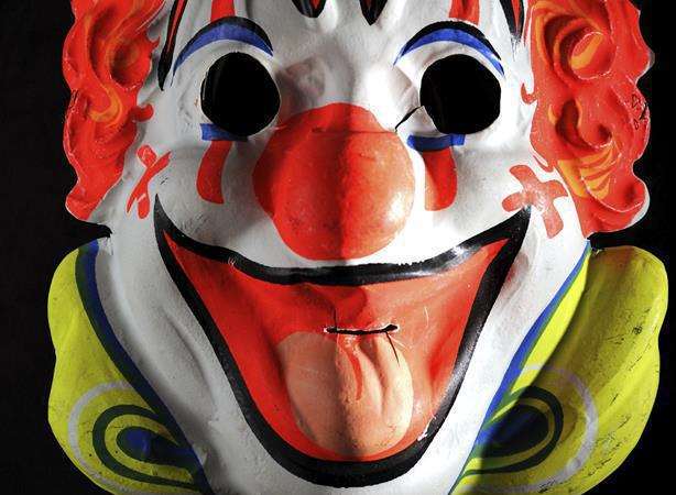 Boys in clown masks were seen near Thamesview School