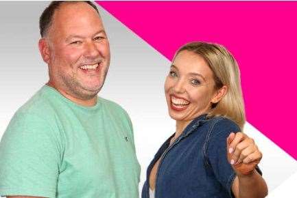 Garry and Chelsea host the kmfm Breakfast show on weekday mornings