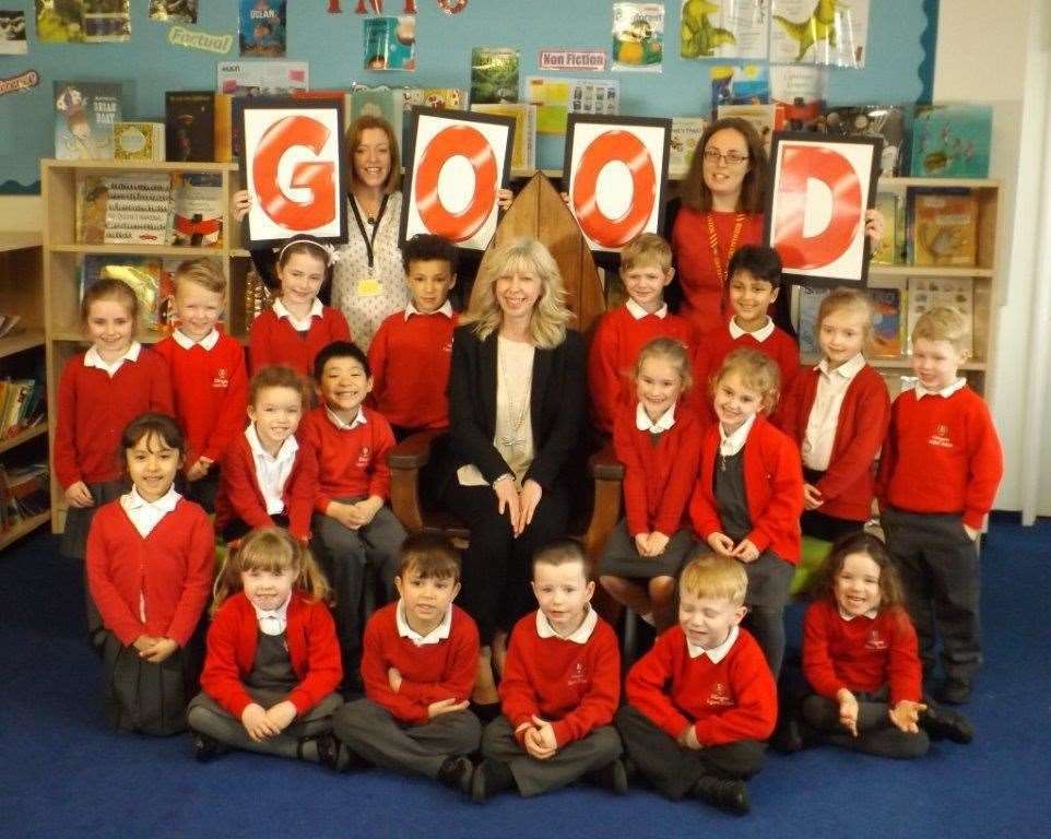 The school celebrated a good Ofsted rating in 2017
