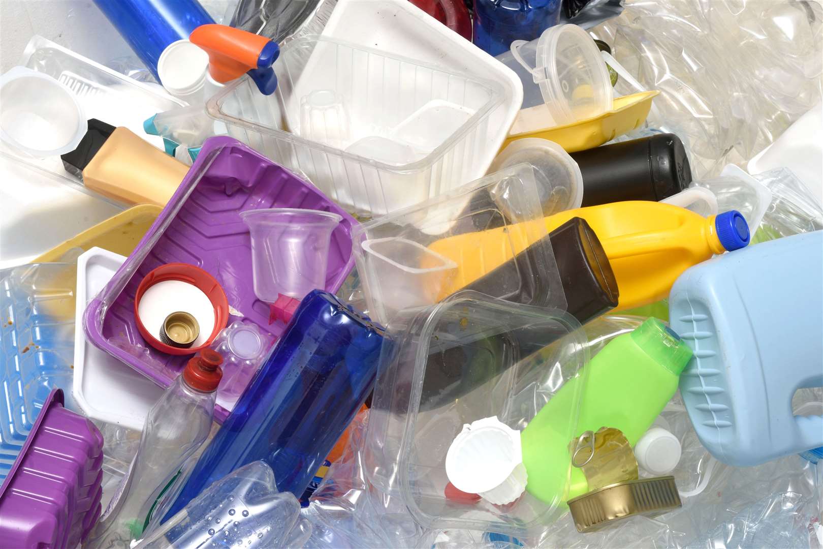 Glass bottles and jars, cartons, cardboard packaging and plastic bottles can all be recycled