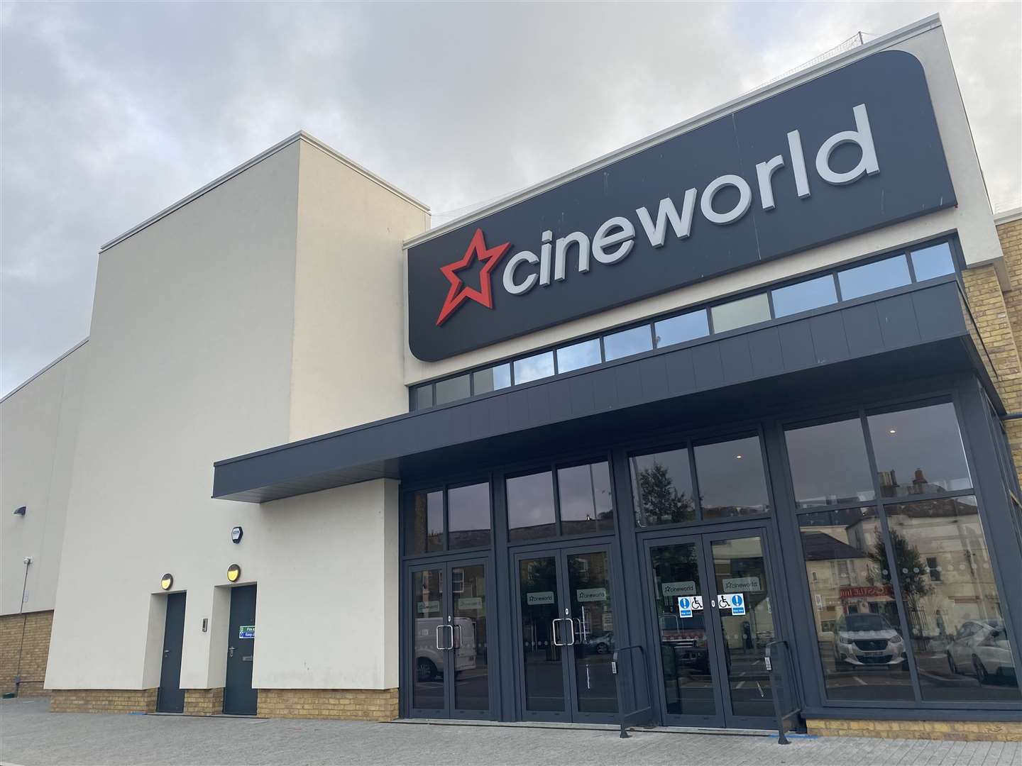 The cinema in Dover, at the St James retail park