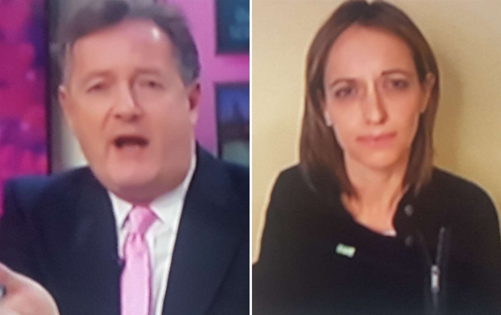 Piers Morgan clashed with Faversham MP Helen Whately once again on GMB