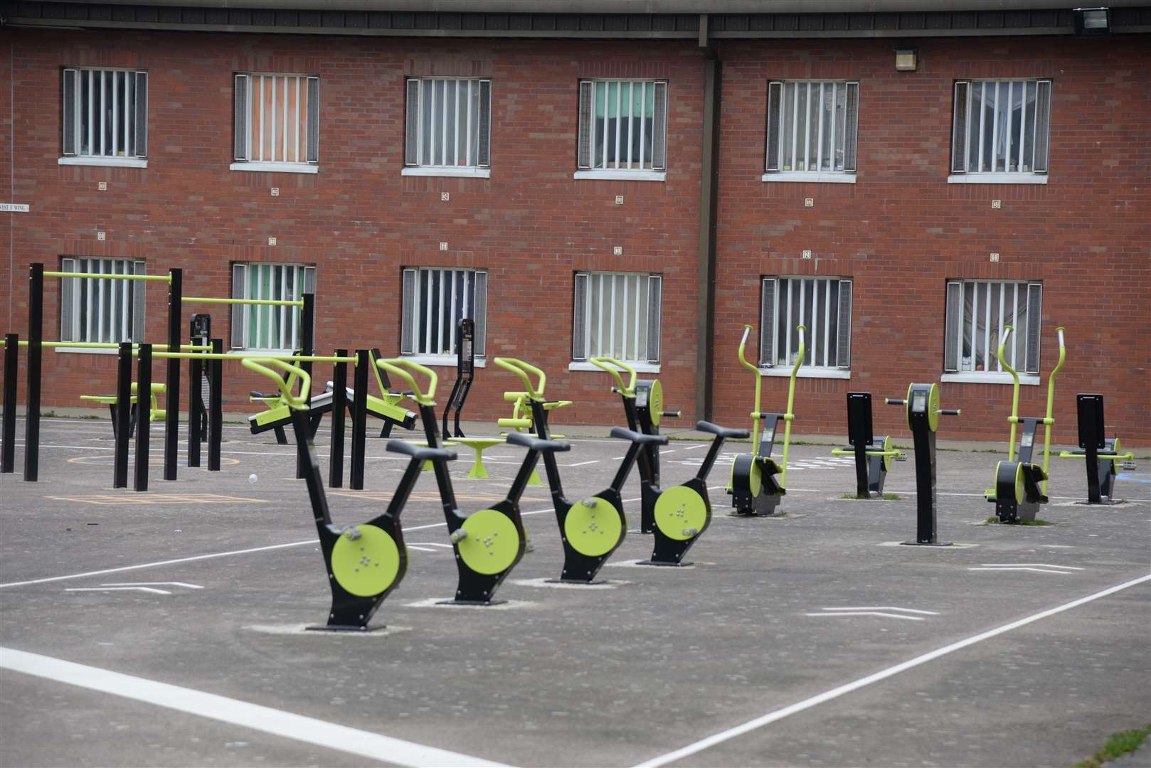 Exercise machines at HMP Swaleside. Picture: Chris Davey. (8021115)