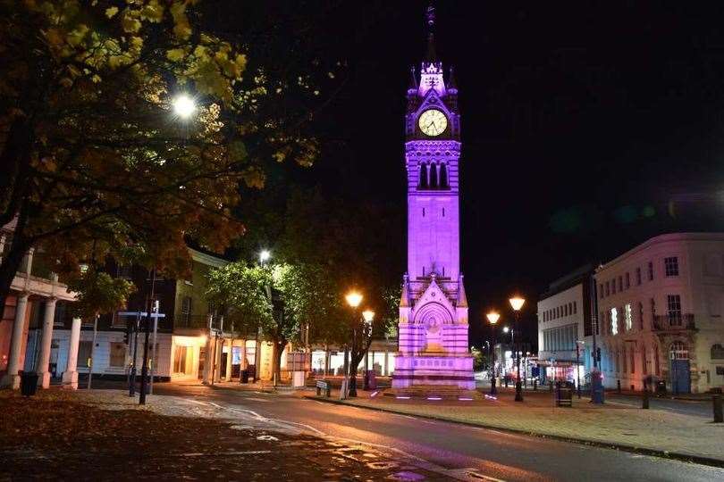 Gravesend Clock Tower is set to turn purple for World Polio Day