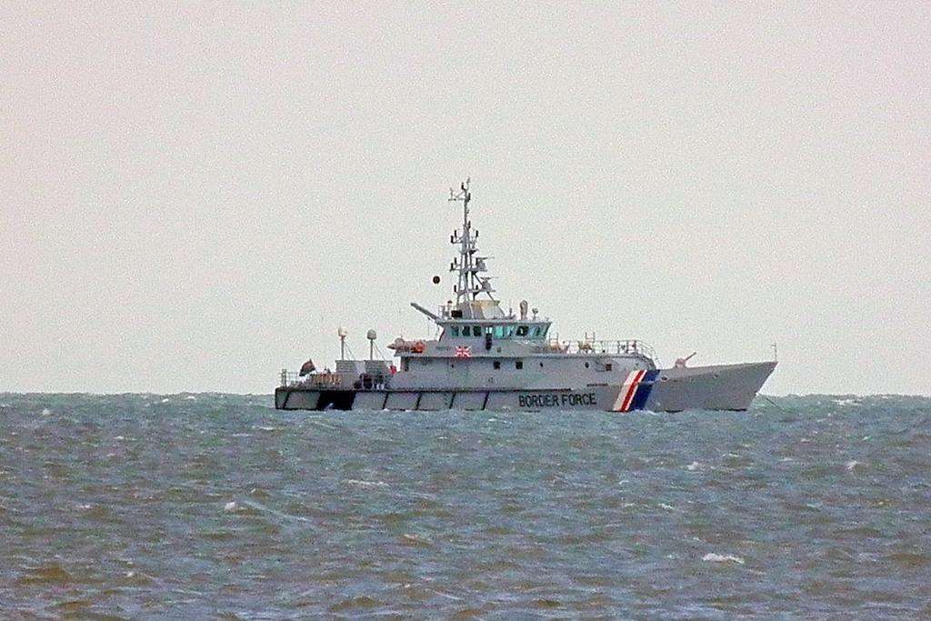A Border Force cutter patrolling the Channel. File picture: @Kent_999s