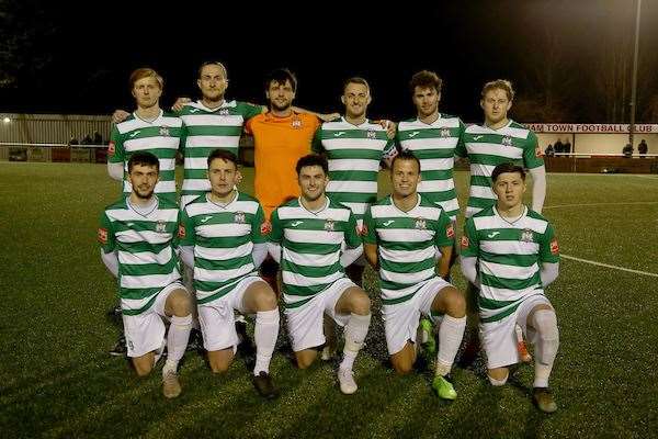 The Corinthian team for the Trophy match. Picture: PSP Images