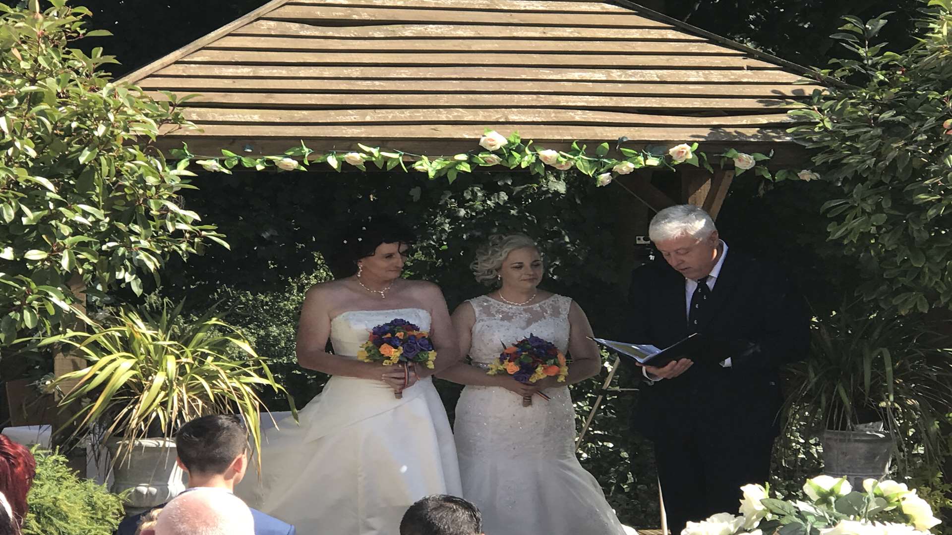 Kristiana and Denise Taylor renew their vows