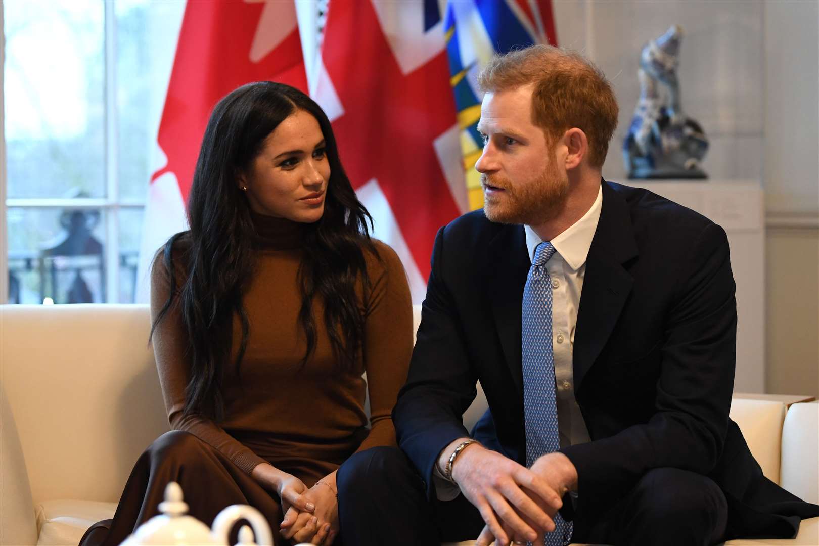 Harry said he and Meghan are dedicated to a life of service (Finnbarr Webster/PA Wire)