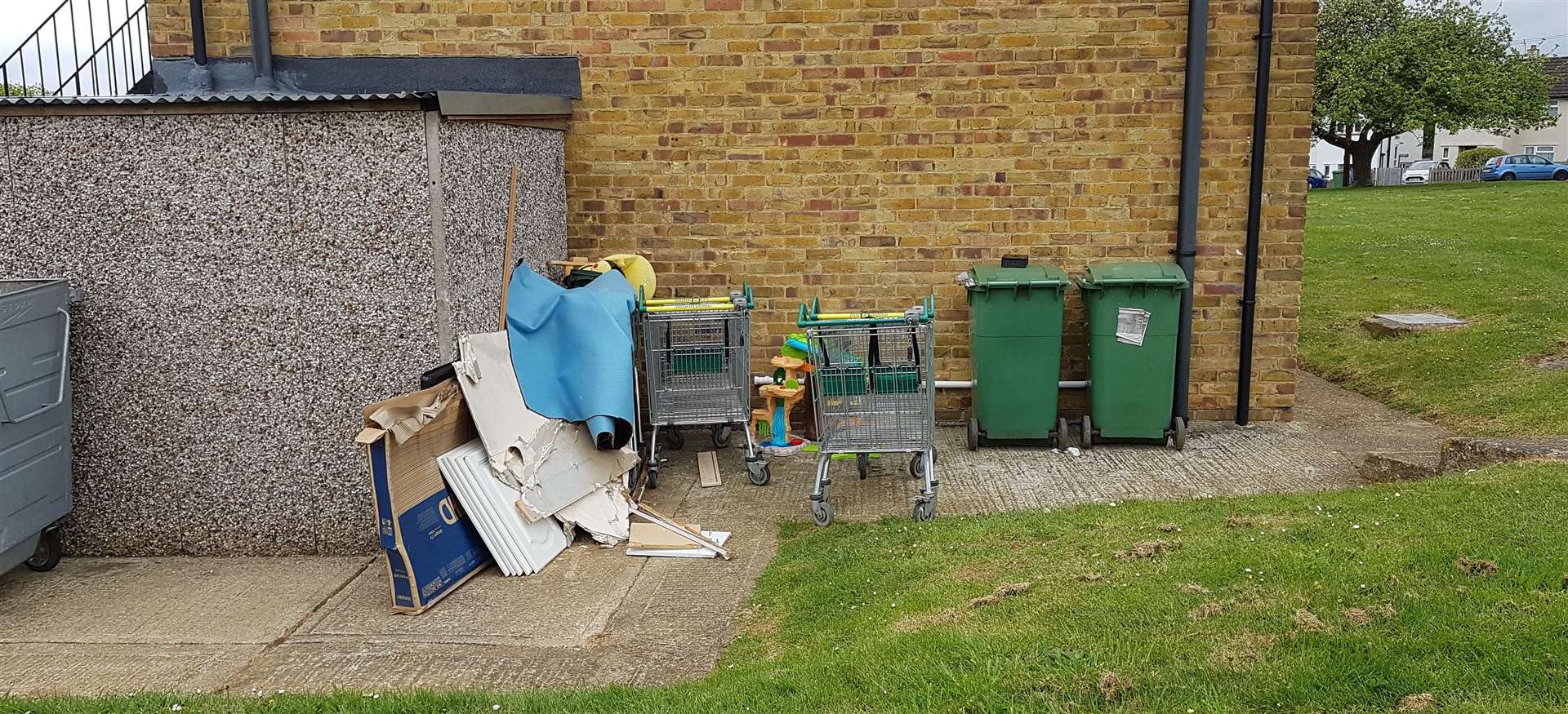 Areas in Cambridge Crescent in Shepway have been earmarked for regeneration by Golding Homes. Rubbish and discarded shopping trolleys were a common sight