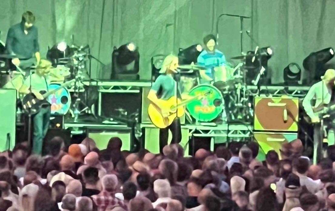 Paul Weller was a hit with the crowds at Dreamland
