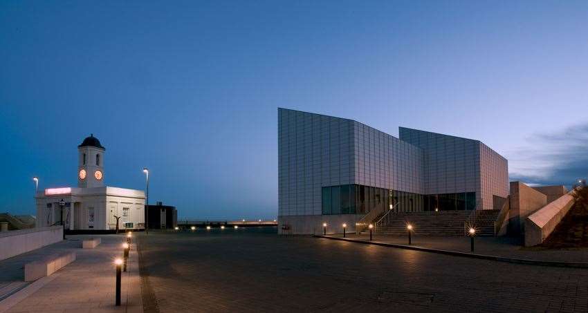 Turner Contemporary work is being undertaken by a Ramsgate firm and backed by KCC. Picture: Carlos Dominguez