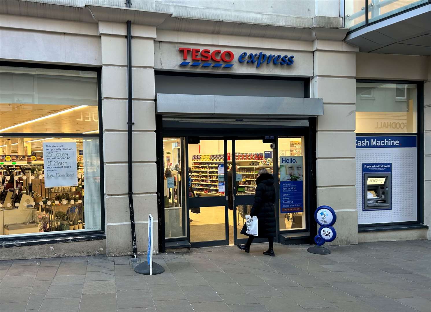 Police were called to an altercation at Tesco in Whitefriars, Canterbury