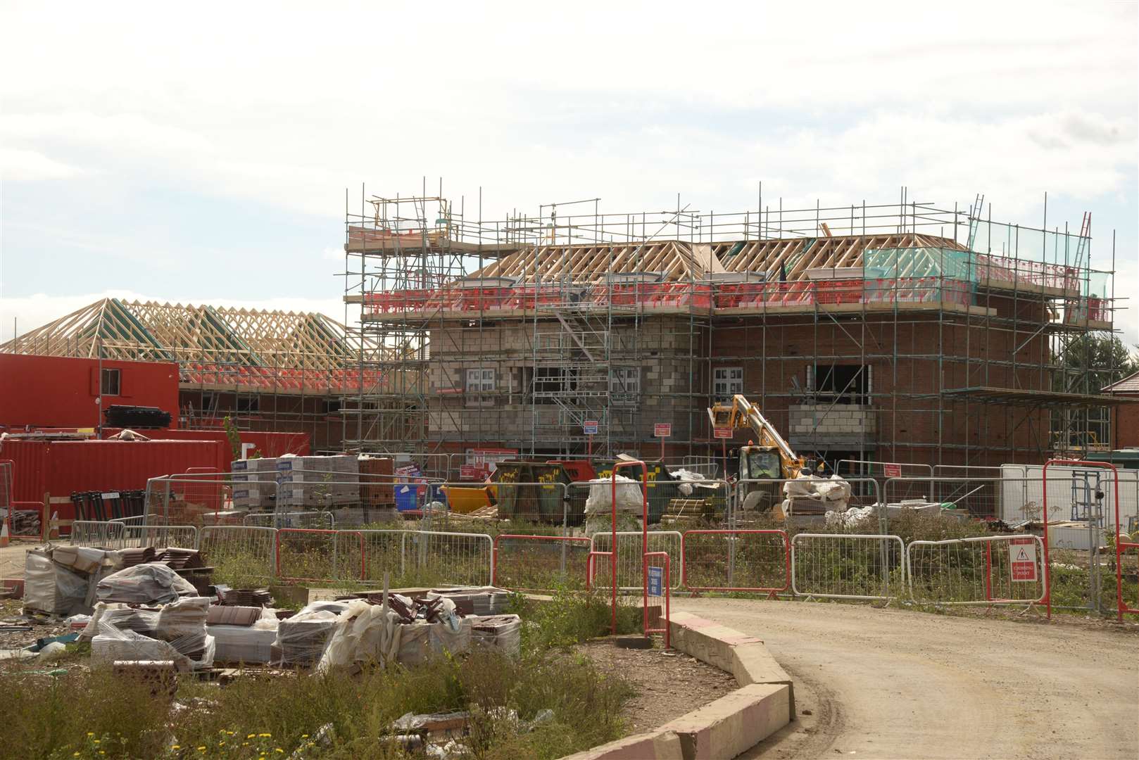 Properties under construction on the former Herne Bay Golf Club. Picture: Chris Davey