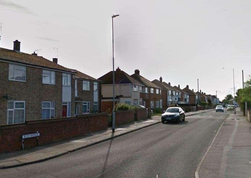 The incident happened in Bush Avenue in Ramsgate. Picture: Google Street View
