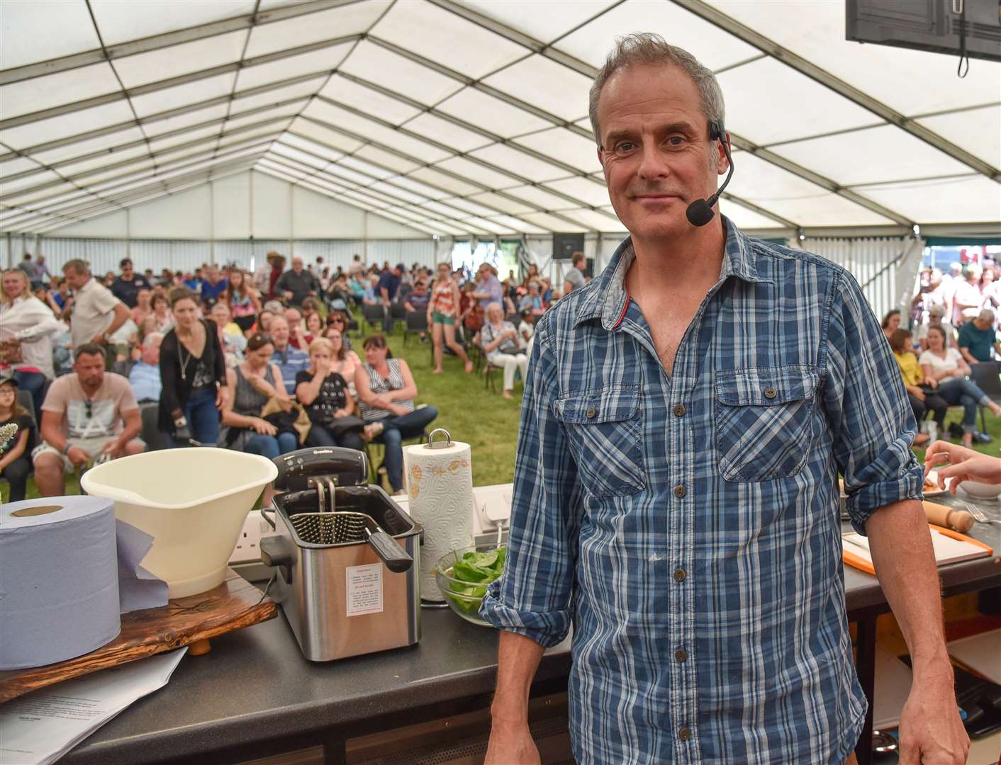 Phil Vickery, pictured at the Rutland Food and Craft Fair, has announced his separation to Fern Britton