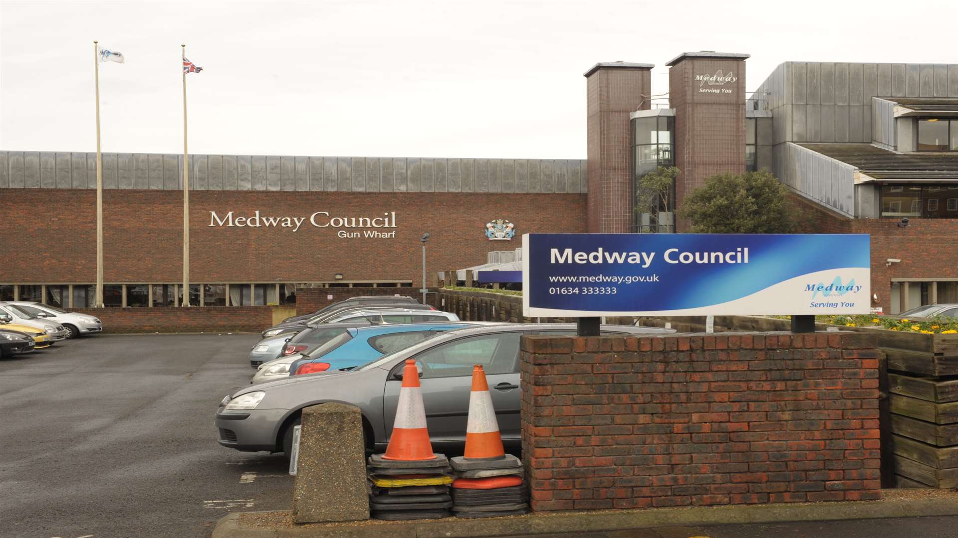 Medway Council building Gun Wharf in Dock Road, Chatham.