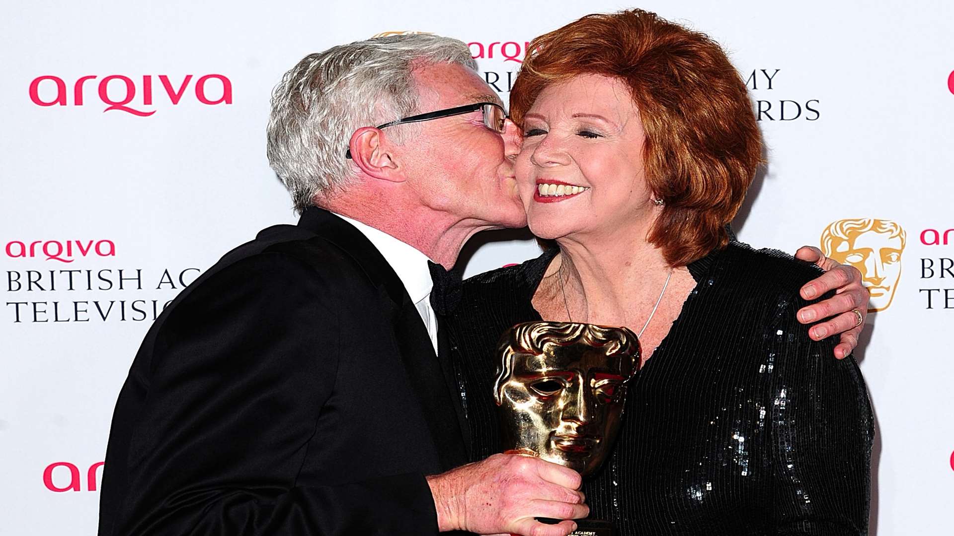 Paul O'Grady with his great friend, Cilla Black, at the Arqiva British Academy Television Awards 2014 Picture: Ian West/PA Photos