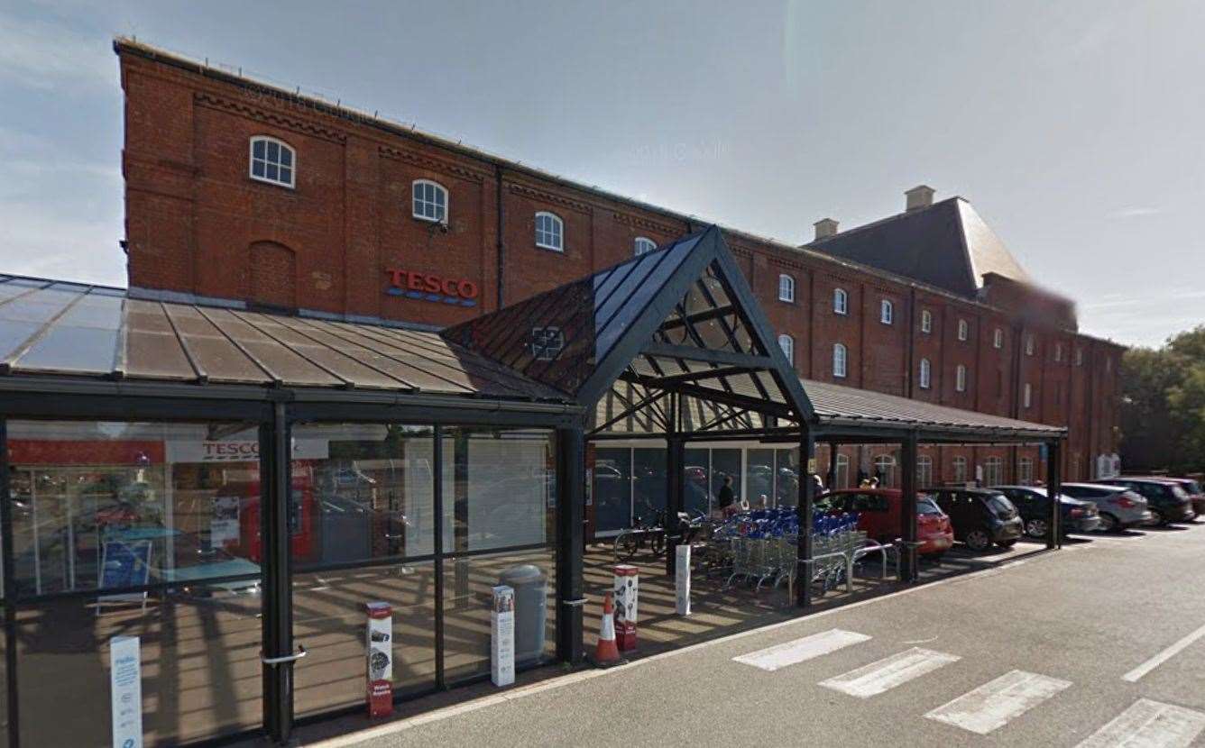 A woman has been charged with seven counts of thefts and two assaults, including one case at Tesco Faversham. Picture: Google