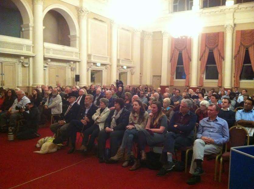 The audience at tonight's KM hustings