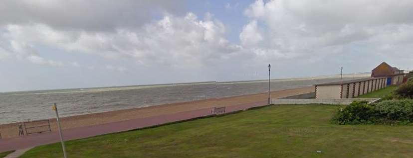Hythe seafront - a view from Twiss Road, near where Mr Rose was allegedly punched