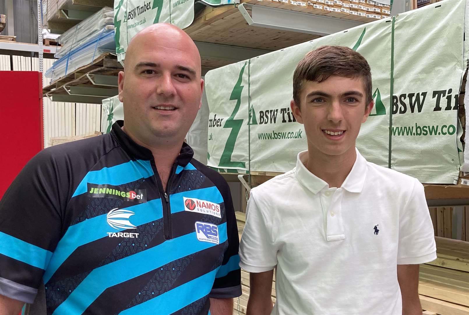Alex Gethin, on work experience at the KM, gets to meet a world champion