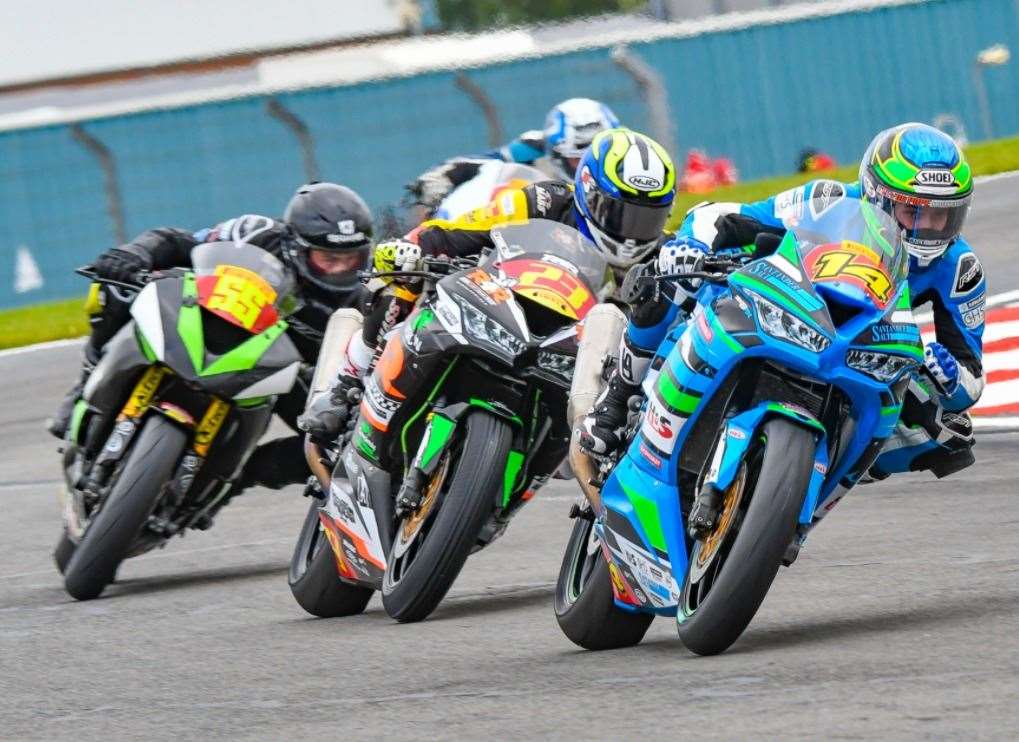 Jack Nixon claimed a podium positon in the National 600 Superstock championship. Picture: Camilla Davina Temple-Court
