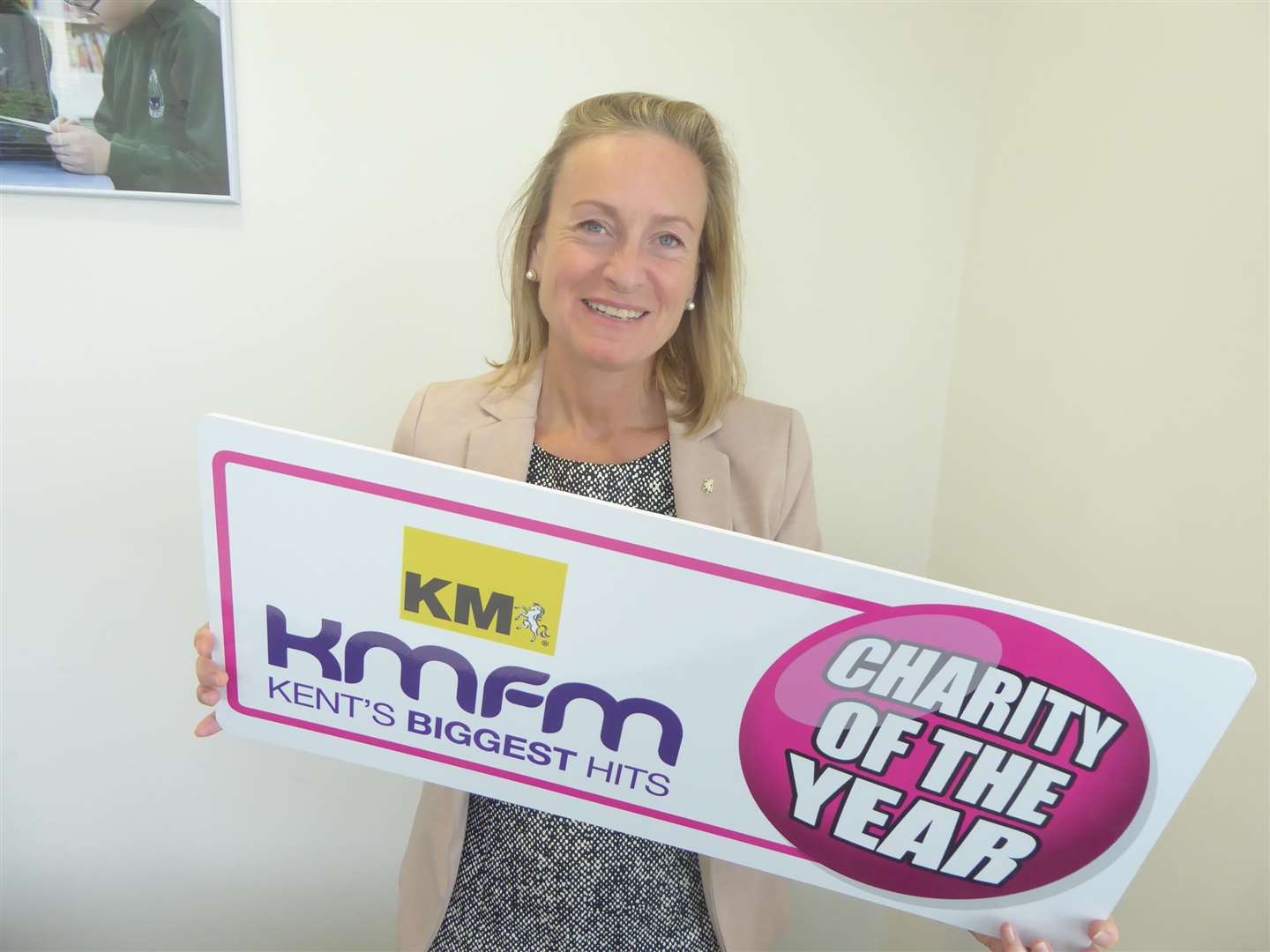 Geraldine Allinson, chairman of the KM Group, which supports Kent and Medway charities through media coverage and the KM Charity of the Year initiative.