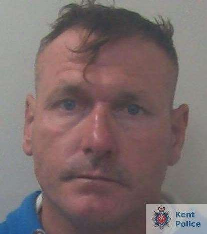 David Cooper, of Cinder Hill Wood, Matfield, was jailed after ransacking the homes of two elderly women near Tunbridge Wells. Picture: Kent Police