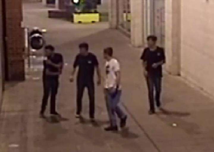 Police want to speak to these four men. Picture: Kent Police