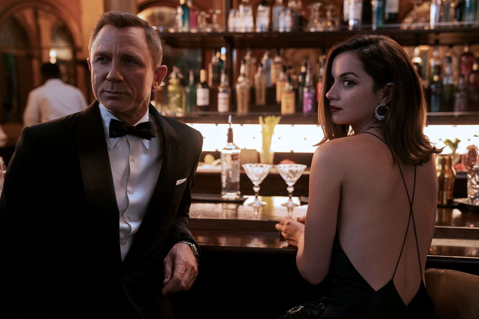 Daniel Craig playing James Bond and Ana de Armas as Paloma in the new Bond film No Time To Die Picture: Danjaq, LLC/MGM/Nicola Dove