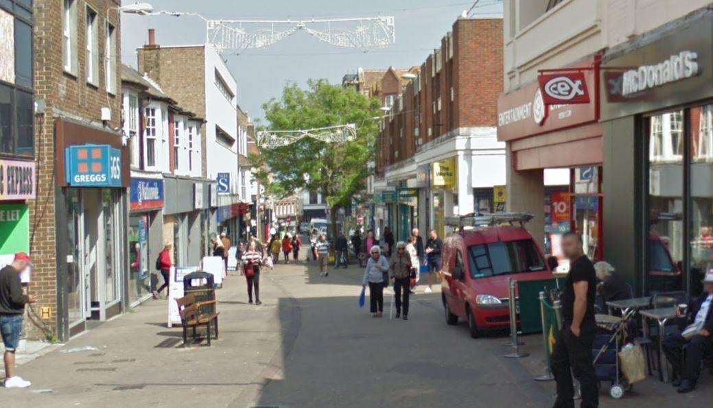 Cash was stolen from a business in Margate High Street. Picture: Google street views (6837083)