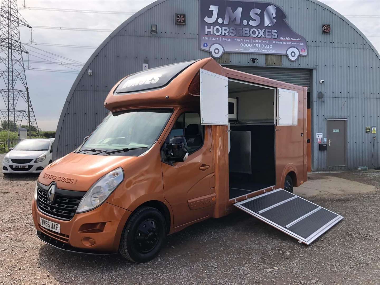 Horseboxes are sold for up to £33,000