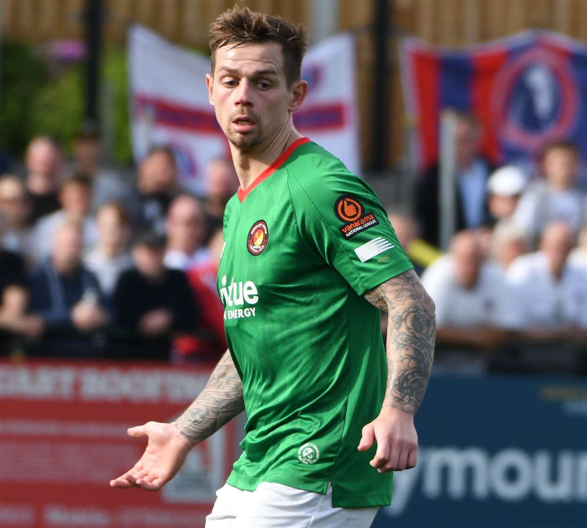 Ebbsfleet United winger Craig Tanner Picture: Barry Goodwin