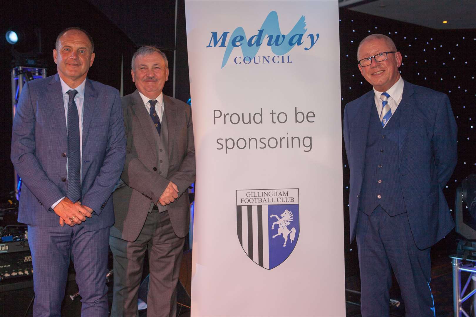 Gillingham FC announced a sponsorship deal with Medway Council. Credit:Kent Pro Images