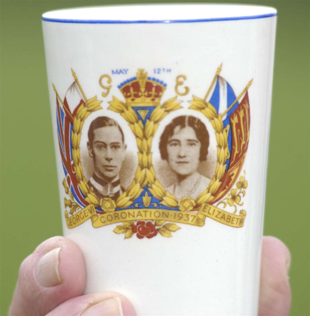 A coronation mug from 1937