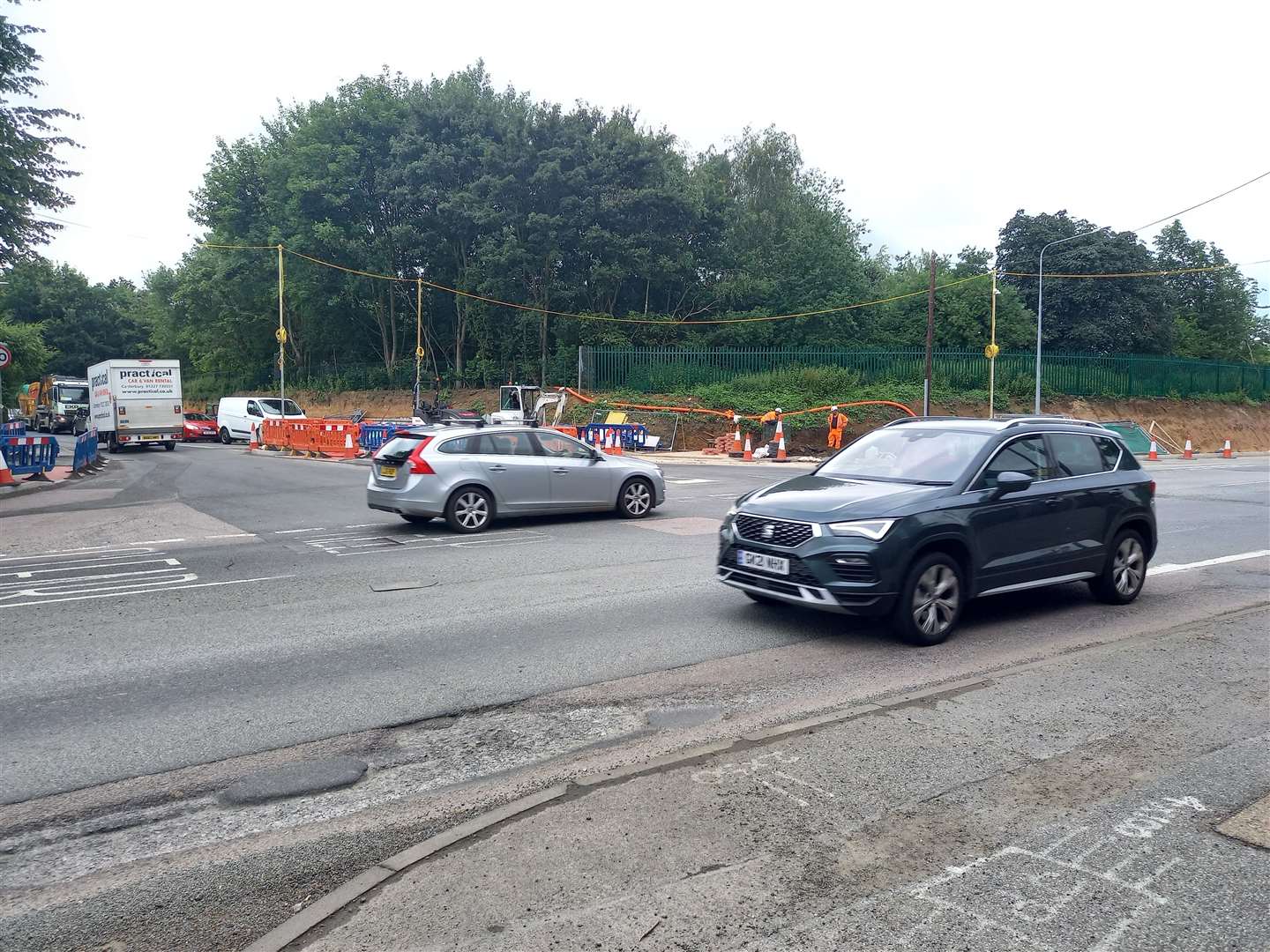 Temporary lights at the A2 and A251 junction will remain for months