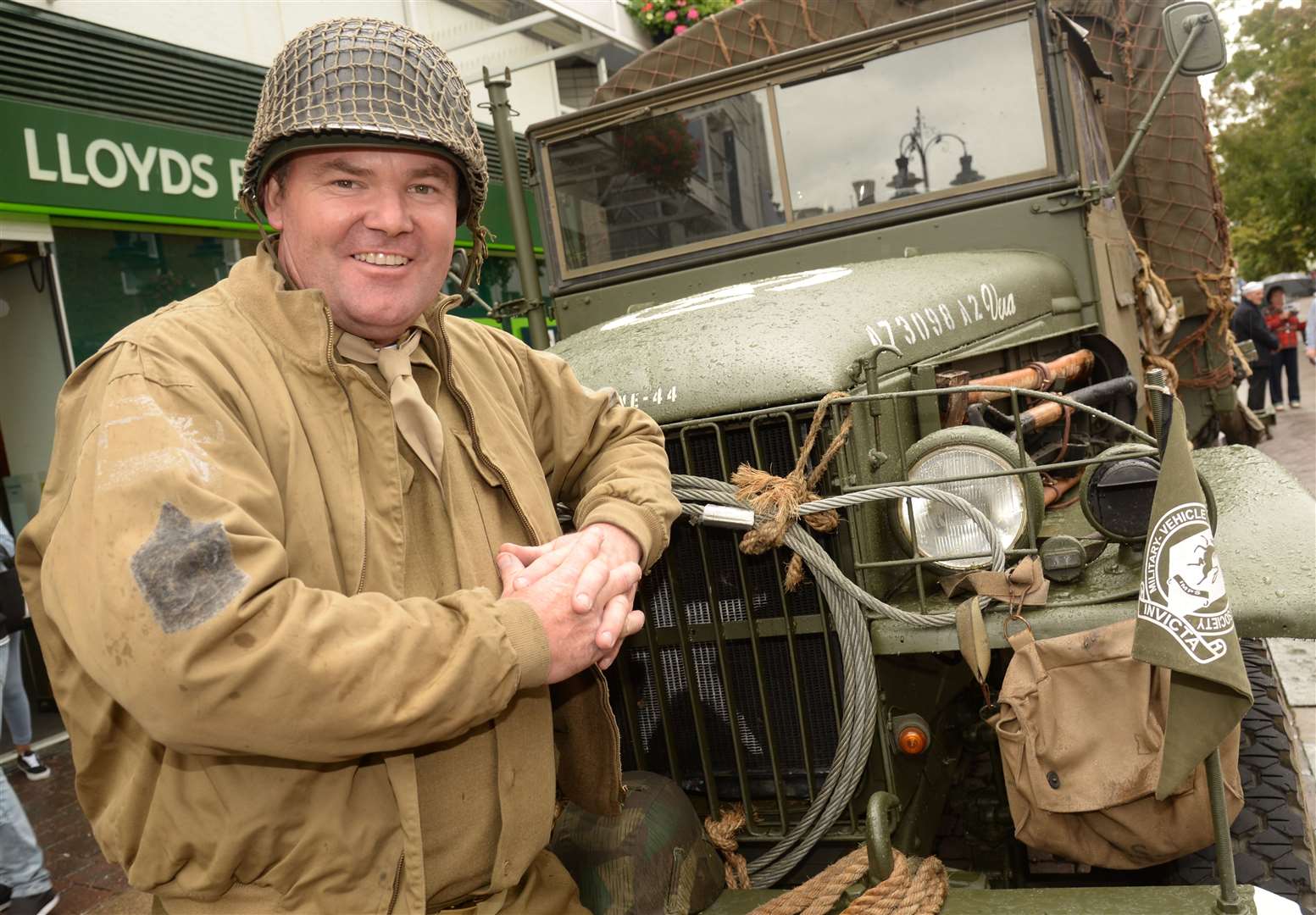 Dave Taylor, pictured at the Fort in the Forties event in Gravesend town centre, says this year will be 'totally different'. Picture: Chris Davey