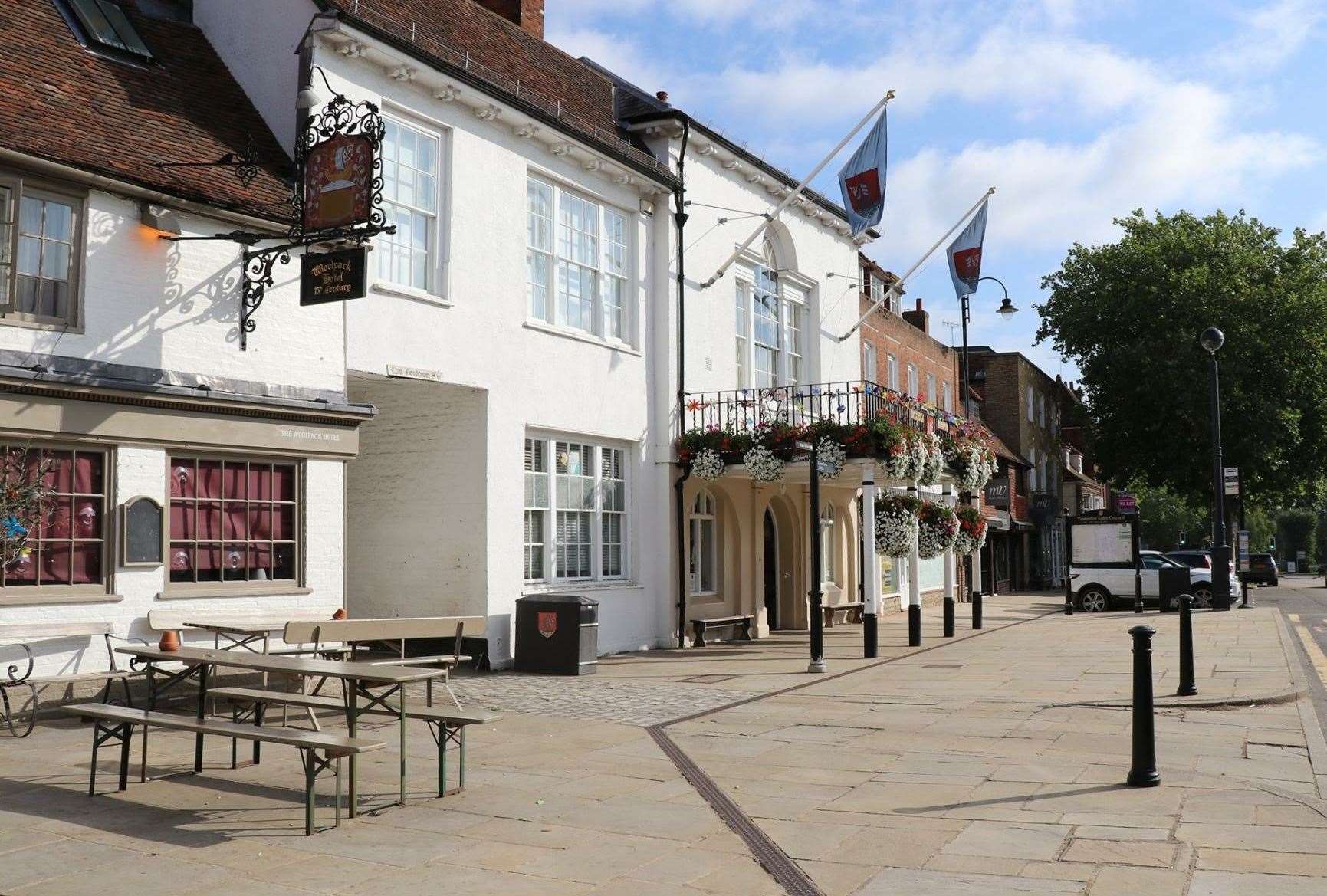 Tenterden Town Hall where the row took place