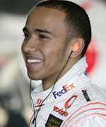 ROLE MODEL: Lewis Hamilton. Picture courtesy www.mclaren.com