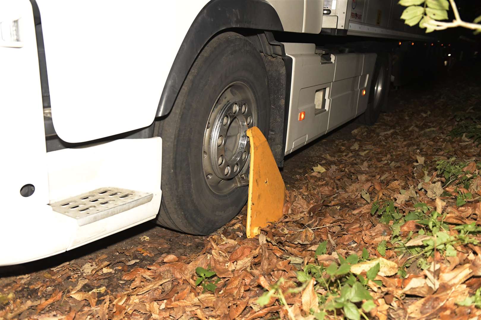 Ashford became the first place in England with the power to use clamps to discourage nuisance lorry drivers parking overnight