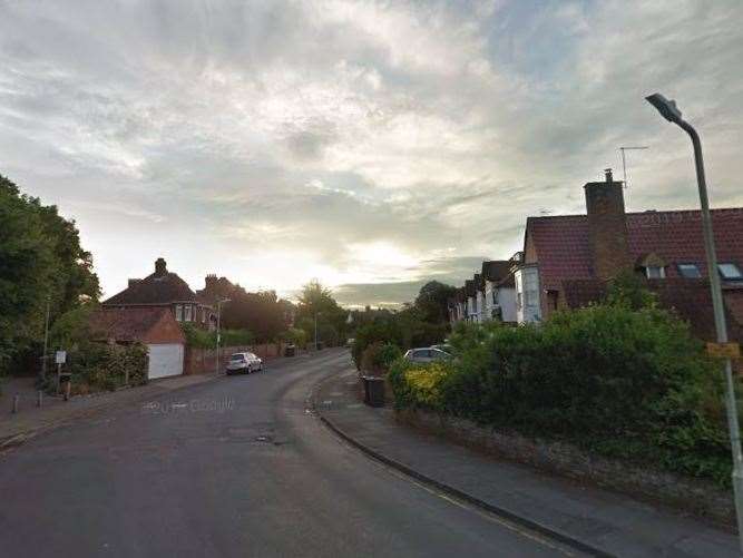 The incident happened in St Augustine's Road, Canterbury. Picture: Google Street View