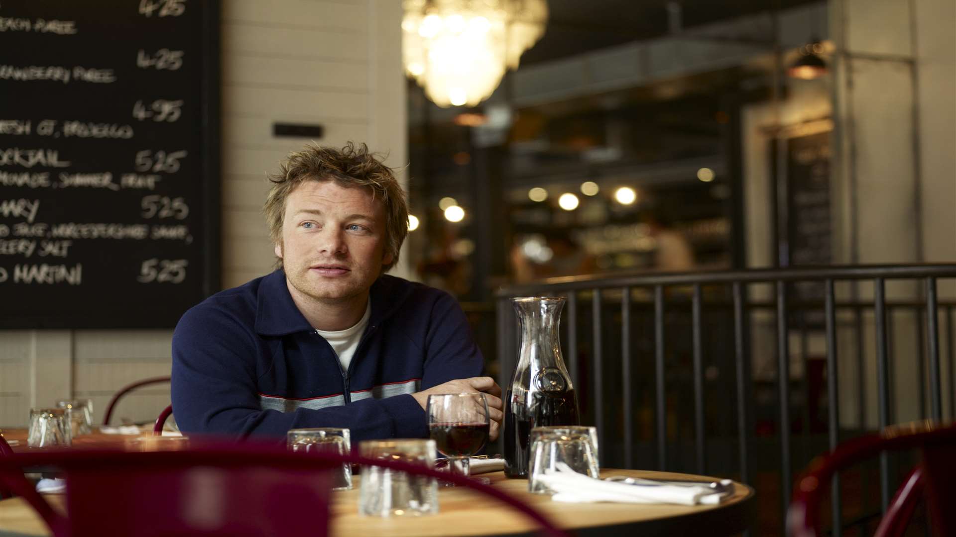 Jamie Oliver, pictured at his Jamie's Italian restaurant in Bluewater, which opened in 2011