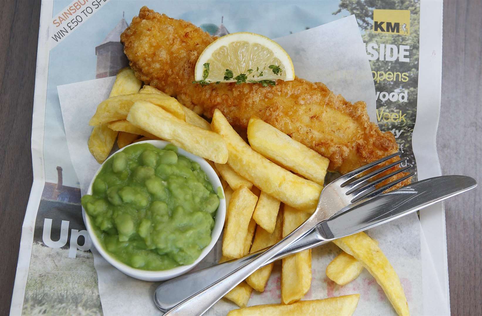 Ex-smokers can treat themselves to a helping of Kentish fish and chips
