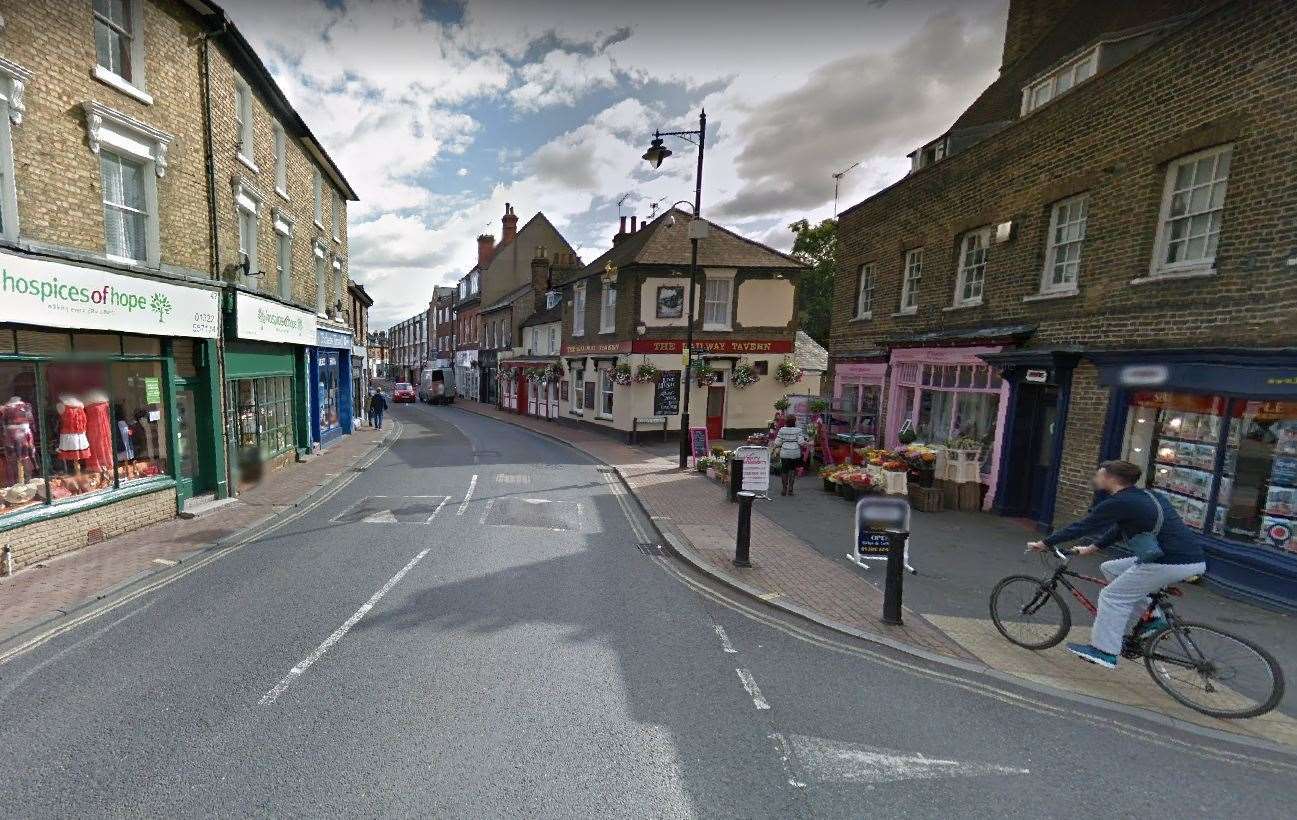 The incident took place in Bexley High Street this afternoon. Picture: Google