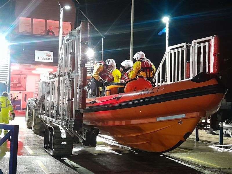 The Atlantic 85 at Whitstable RNLI station. Picture: Whitstable RNLI