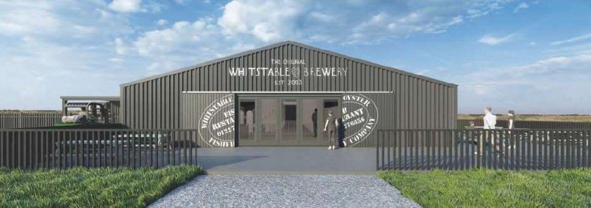 The site includes land formerly occupied by the Reculver Shellfish Company including the existing storage shed. Picture: Lee Evans Partnership
