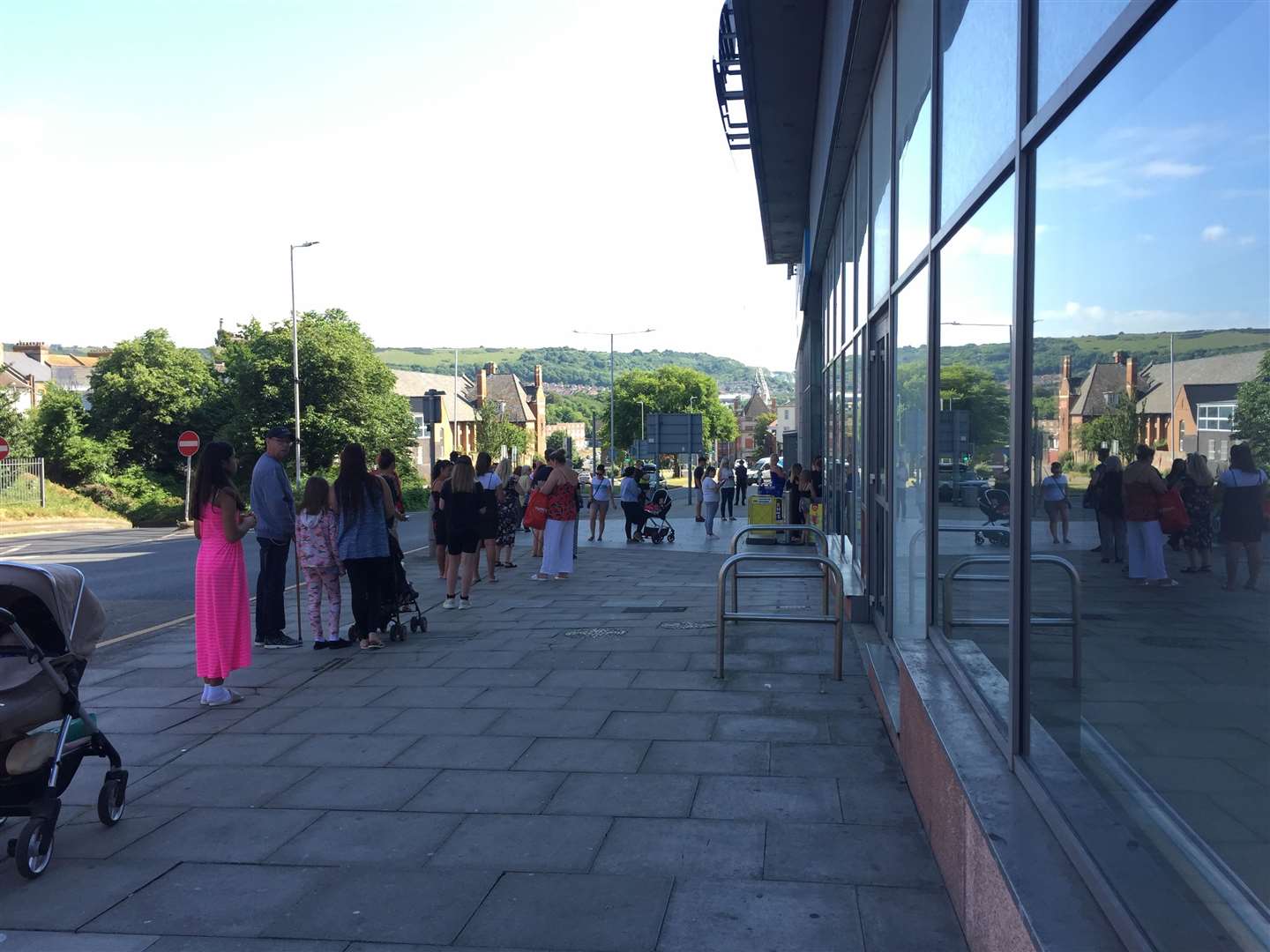 In fact, the queue for Primark went around the corner at one point