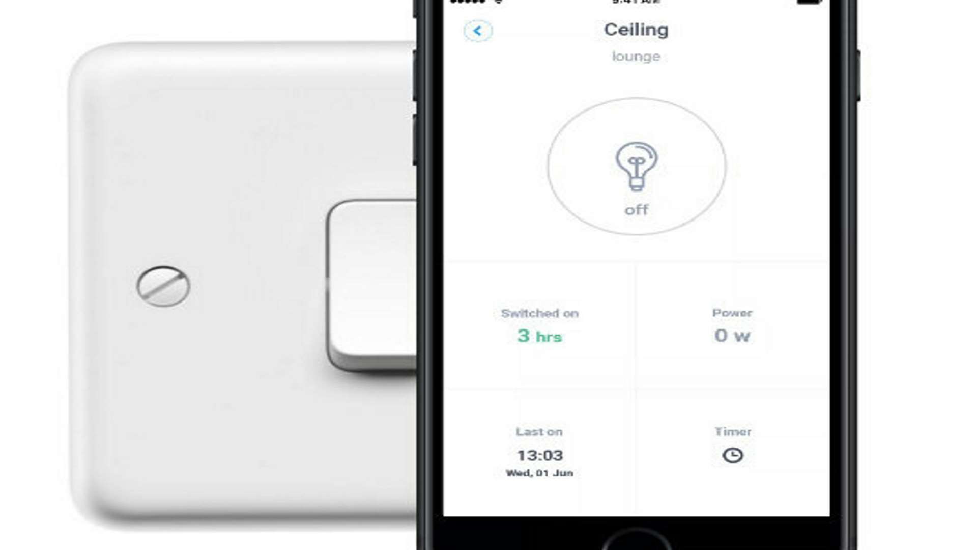The app will allow users to switch lights and plug sockets on and off by tapping an app. Picture: SWNS