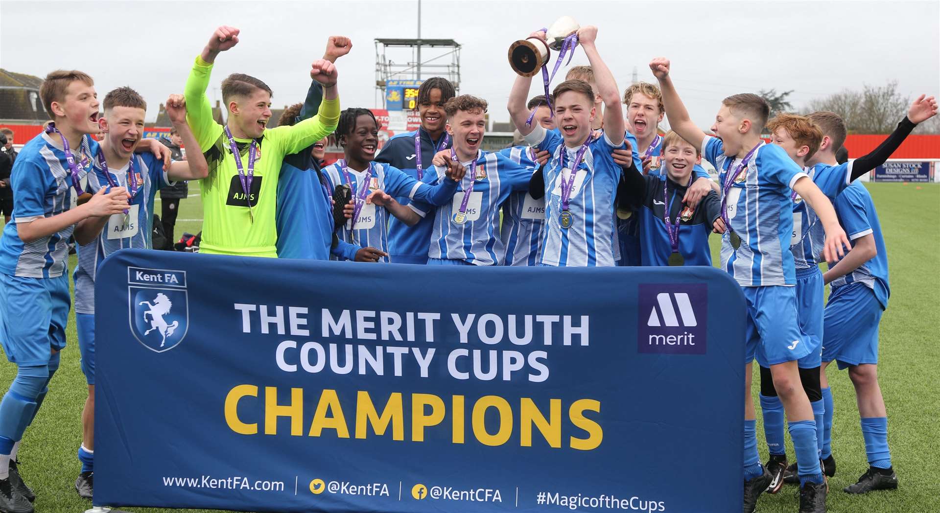 Metrogas won the Kent Merit Under-14 Boys Cup Final. Picture: PSP Images