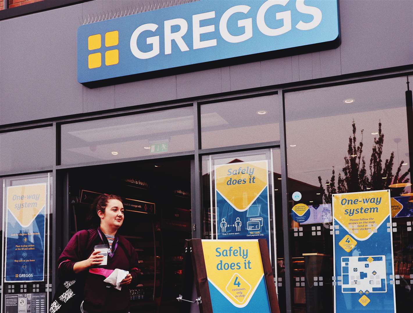 Greggs has opened a new branch at Bluewater Shopping Centre